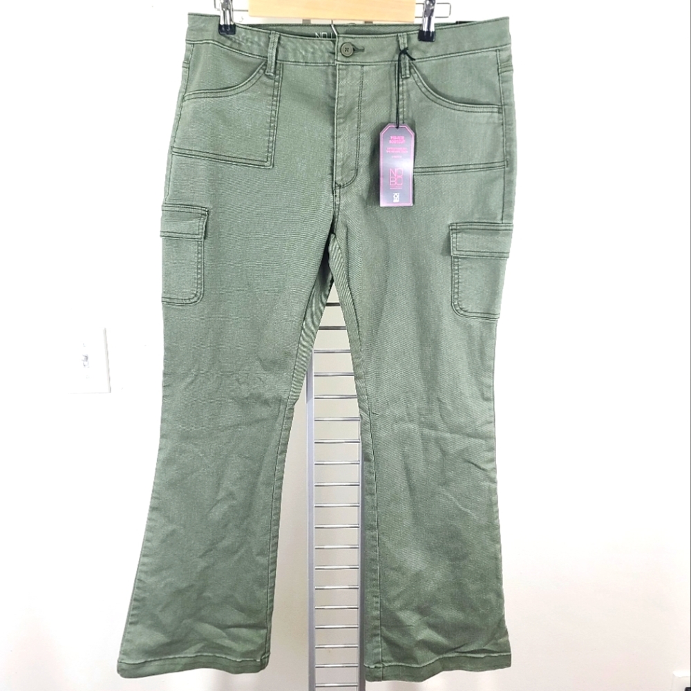 No Boundaries Olive Bootcut Jeans